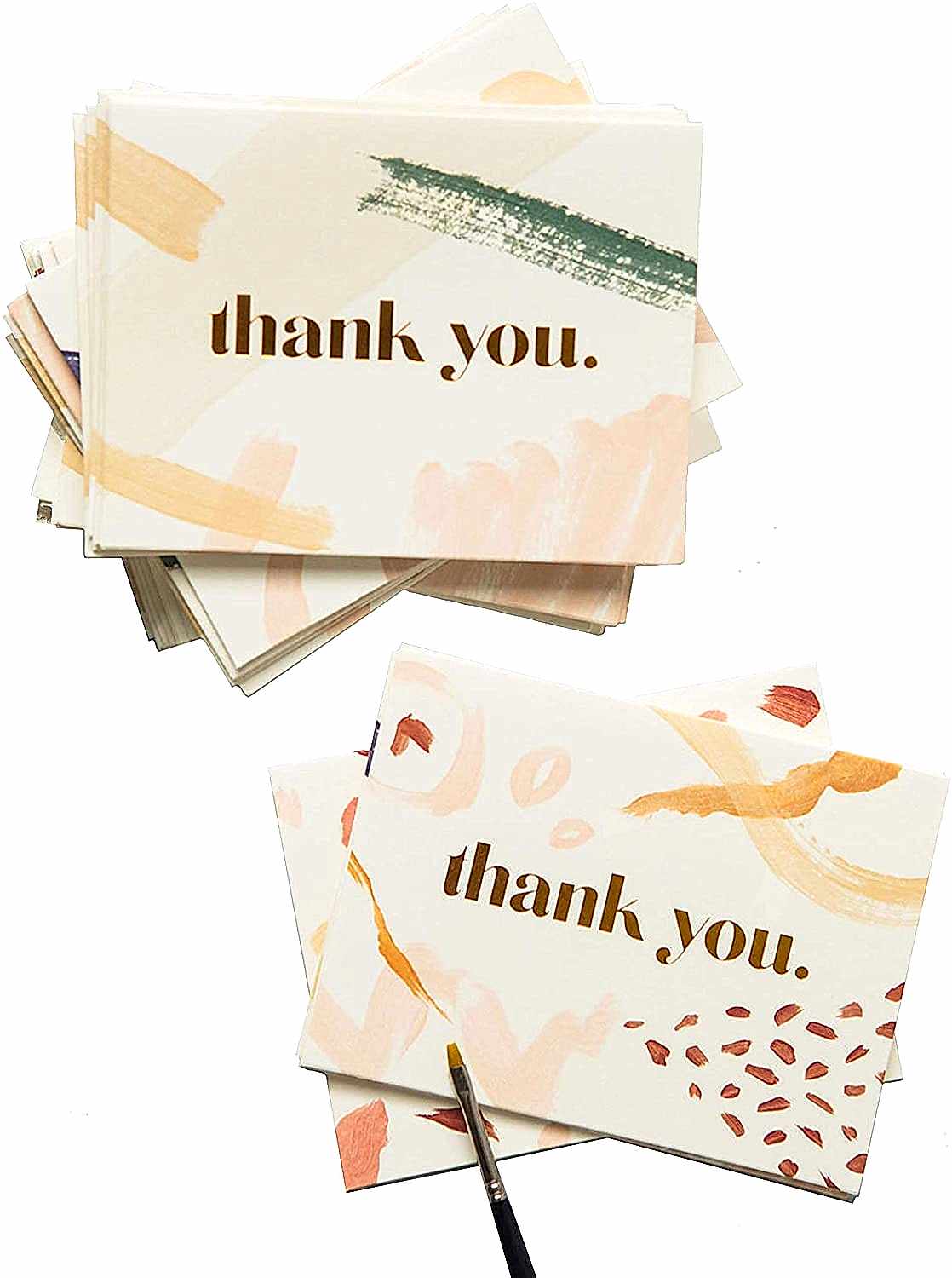 modern thank you card set