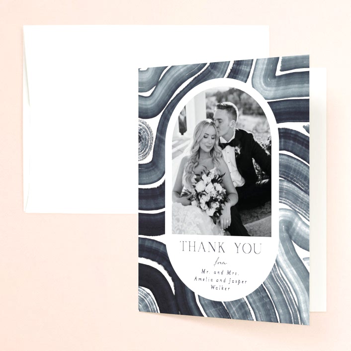 painted trail graphic thank you card